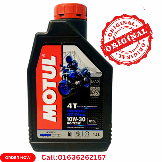 Motul 3000 4T Plus 10W30 Mineral Engine Oil 1.2 Lt