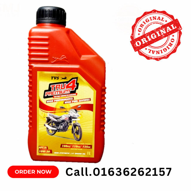 Tvs Tru4 Semi Synthetic Engine Oil 1 Lt